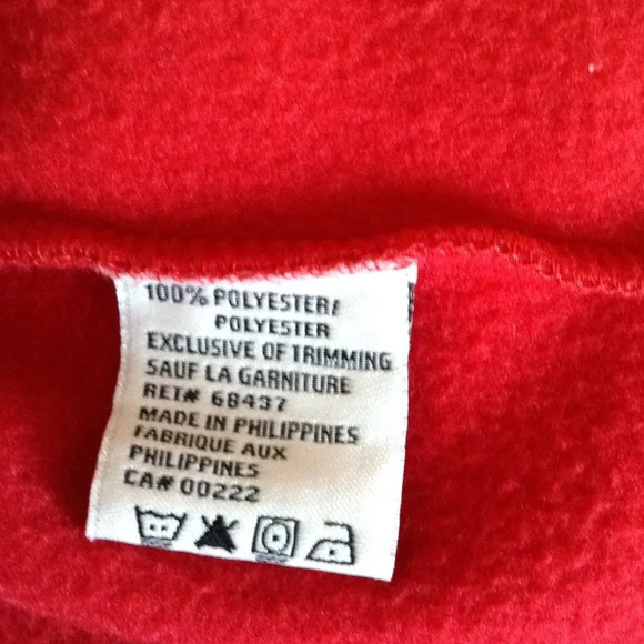 Tradition Country Collection Women's Red Fleece Vest Size L Soft Warm Winter - Picture 6 of 6